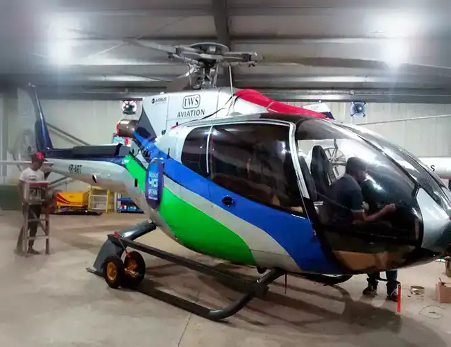 Helicopter Branding